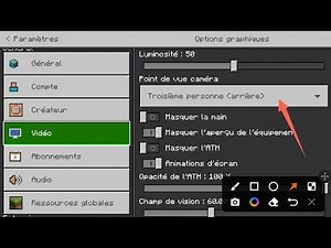 Comment voir votre personnage dans Minecraft