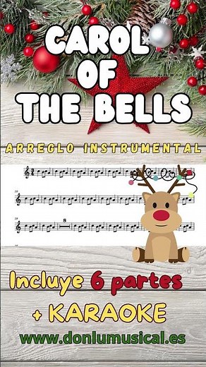 CAROL OF THE BELLS ORFF instrumental arrangement for your class.