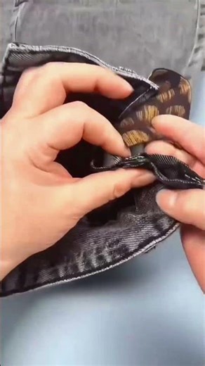 If the waistband is too small, here's how to enlarge it