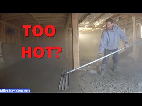 How Fast Does Concrete Set Up With HOT WATER? (Know Your Water Temps)