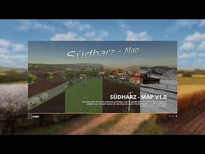FS19 Südharz 4x Map Fly Thru