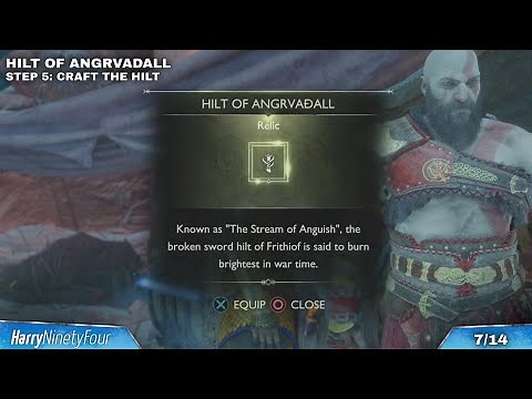 God of War Ragnarok - All Relics & Sword Hilts Locations Guide (The Collector Trophy Walkthrough)