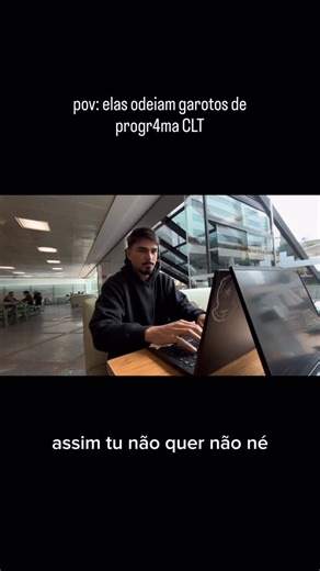 Guilherme Pessoa on Instagram: "triste realidade do jovem trabalhador brasileiro 👍🏼 #programação #dev #code #java"