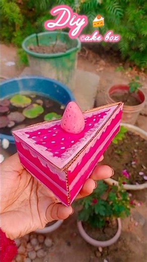 Diy cake box #shorts #creativity #explore#diycrafts #viral#christmas