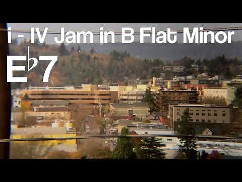 B Flat Minor Jam Track i IV