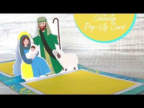 DIY Nativity Pop Up Card