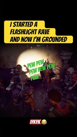 I started a Flashlight Rave… #shorts #gaming #arcraiders