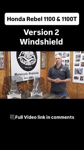 7.1K views · 41 reactions | V2 windshield for the Honda Rebel 1100 & 1100T Bagger (full video in comment) #Rebel1100T #rebel1100cmx #hondarebel1100 #rebel1100tbagger | GPCycleworks | Facebook