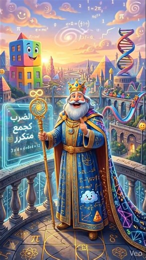 Multiplication as Repeated Addition with the Math King 👑. Learn Multiplication Easily #MathForKid...