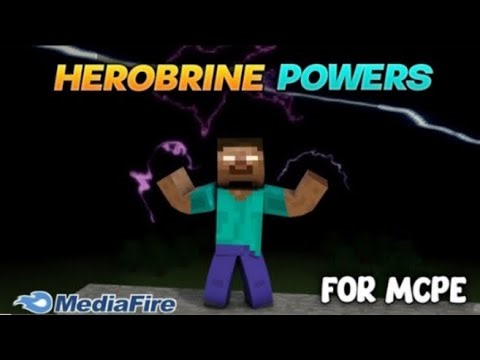 Minecraft PE Herobrine Power Mod Download 1.21+ 😱|