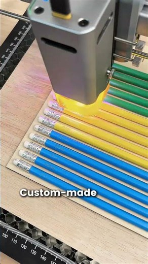 Back to School DIY: Laser Engraving Personalized Pencils with Names ✏️ | Custom School Supplies