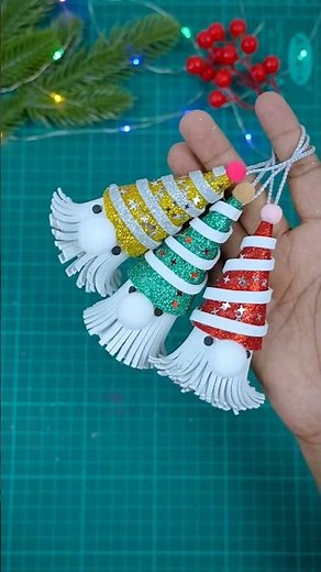 DIY Glitter Foam Making For Christmas Decorations | Glitter Foam Sheets Craft Ideas