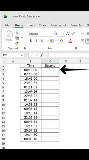 Convert Time to Seconds in Excel in Just 1 Formula! ⏱️| Debananda Sahoo | Shorts 63