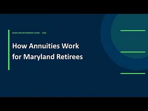 Annuities Explained for Maryland Retirees — 4 Types, Real Payouts, and Who Should Buy