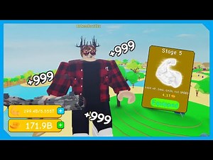 Повторил Начало - 5 Стадия в Roblox No Limit Lifting Simulator (Без Доната)