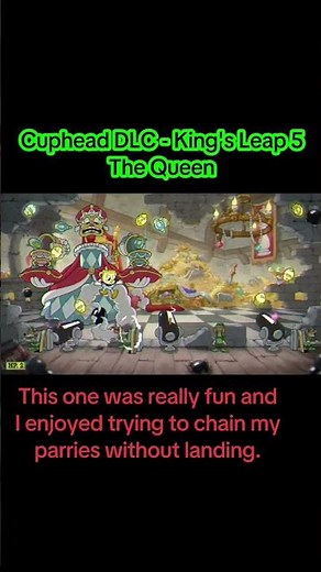 Cuphead DLC King's Leap 5, The Queen #Gaming #Cuphead #TheDeliciousLastCourse #Nintendo #Switch
