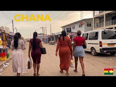 Accra Ashaiman Walking Tour 🇬🇭 | Busy Streets & Market Life in Ghana