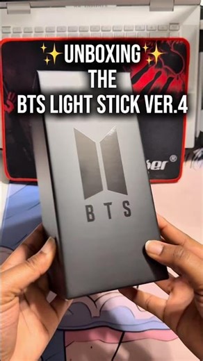 BTS Official Light Stick ver.4 Unboxing 💜 🥹💜. #bts #armybomb #btsarmy #btslightstick