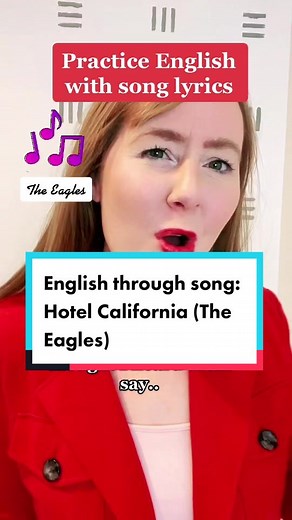 Learn English with The Eagles' Hotel California Lyrics