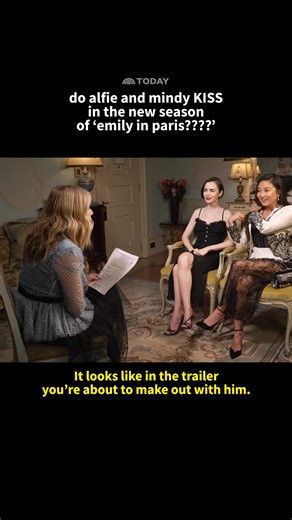 TODAY on Instagram: "😳 are mindy and alfie a 'thing' in 'emily in paris' season 5?? #emilyinparis"