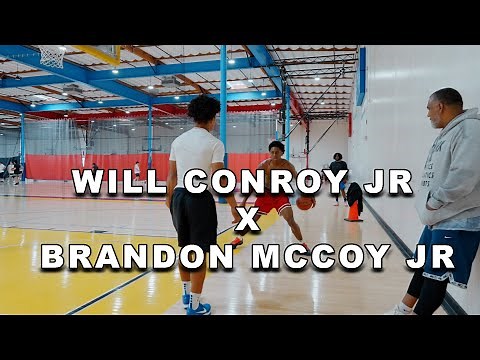 Brandon McCoy Jr & Will Conroy Jr Putting in WORK with NBA Trainer Olin Simplis