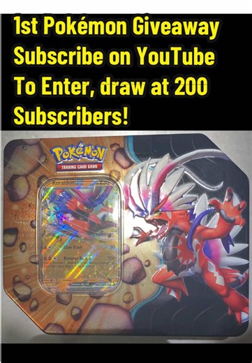 🔥Pokémon Christmas Giveaway Koraidon ex Box & Much More 1999-2025 Card Contests #pokemon #giveaway http://youtube.com/post/UgkxlYB0I_mfPOYehjFT_XDe7cMLQ9D_Ipus?si=phTnwPqYCovNJWtg