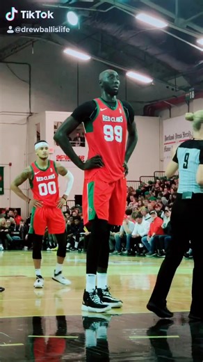 Tacko Fall shooting a free throw. #nba #tacko #tackofall #ballislife #checkthisout #gleague #trending