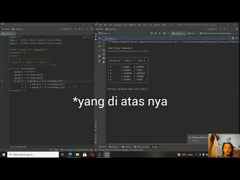 Cara membuat tabel di python mudah dan sederhana