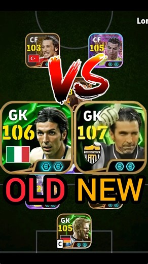 NEW BUFFON VS OLD BUFFON 🤔 BEST Buffon GK 🤔 #efootball #buffon #efootball2026 #epicbuffonefootball