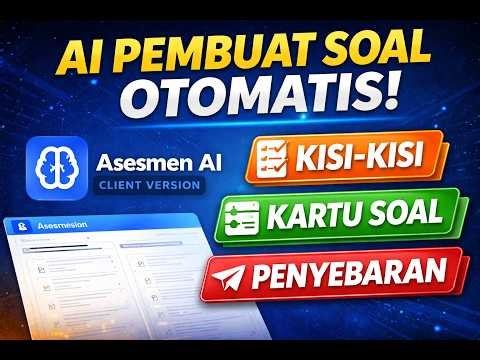 AI Pembuat Soal | Cara membuat soal dengan AI Lengkap dengan kisi-kisi dan kartu soal
