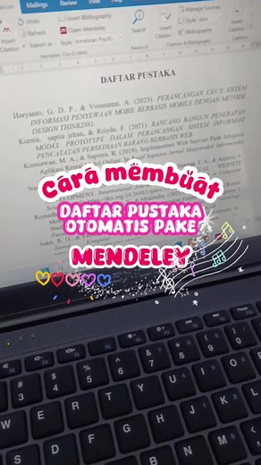 Membuat Daftar Pustaka Otomatis dengan Mendeley
