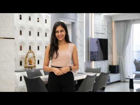 3BHK Luxury Interiors | Indis Viva City, Hyderabad | GLAKS Kitchen with Hafele & Blum