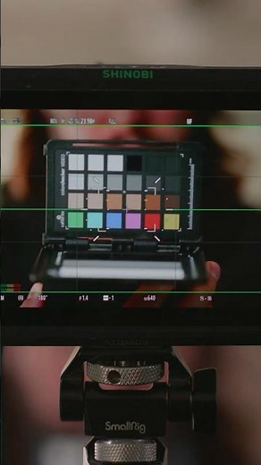 How to get accurate color on any camera every time #filmmaking #colorchecker #videography