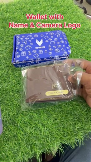 Personalized Wallet with Name & Camera Logo 📸 | Vinod Kumar Style 🔥 #shorts
