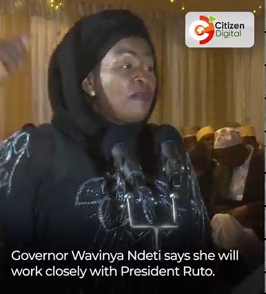 “Wacheni siasa ndogo ndogo. Lazima nifanye kazi na rais Ruto,” Machakos Governor Wavinya tells critics | Citizen TV Kenya