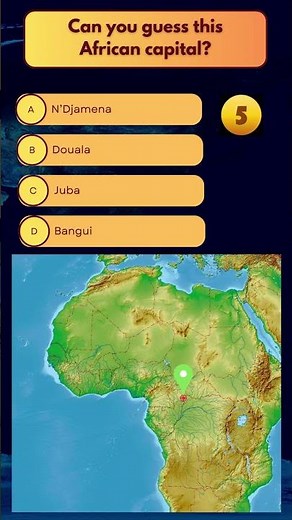 Capitals of Africa Quiz - Medium-Level