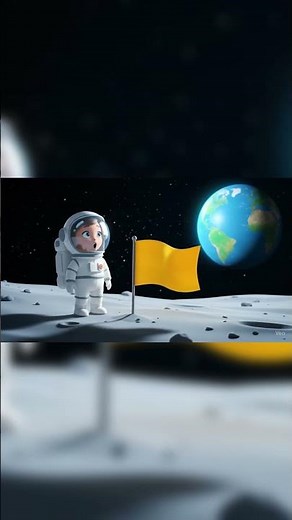 🌕 The Day We Touched the Moon 🌍✨ | Inspiring Space Story for Kids #kidscartoon #cartoon #apollo