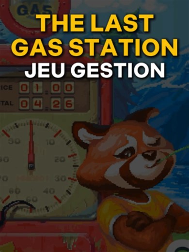 Manager une station service de nuit au milieu de nulle part, quelle idée de stressé 🥶🌌 The Last Gas Station c'est un jeu de gestion en pixel art sur PC où tu essaies de faire survivre ton vieux commerce dans un monde dominé par l'électrique. La journée tu aménages ta boutique tranquillement, mais la nuit des clients super bizarres débarquent et l'ambiance devient vite oppressante. Le jeu vient de sortir sur Steam, c'est le moment d'aller mener l'enquête et de débloquer les différentes fins. #l
