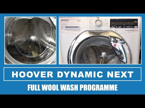 Hoover Dynamic Next Washing Machine Complete Wool Wash Cycle