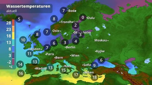 Wetter in Europa - Wettervorhersage, Urlaub und Reisewetter | wetter.com