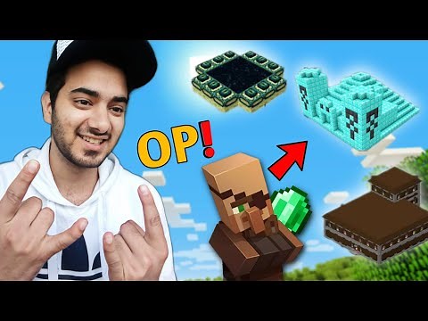 Minecraft, But Villagers Trade OP STRUCTURES