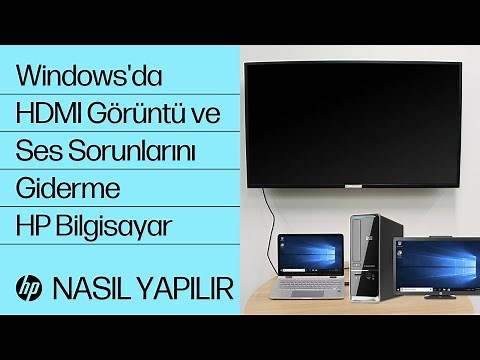 Windows'da HDMI Görüntü ve Ses Sorunlarını Giderme | HP Bilgisayar | HP Support