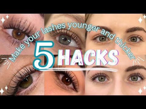 “5 Hacks for Younger, Thicker-Looking Lashes ✨”