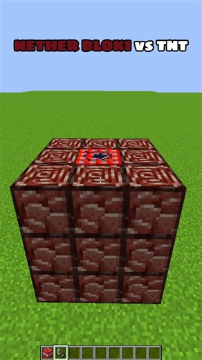 NETHER BLOKI vs TNT w MINECRAFT 🤯 #minecraft #shorts #minecraftshorts #minecraftmemes #trending