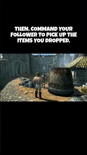 Skyrim | How to Use the Duplicate Glitch? #skyrim #skyrimshorts #gaming #games #dragonborn #glitch