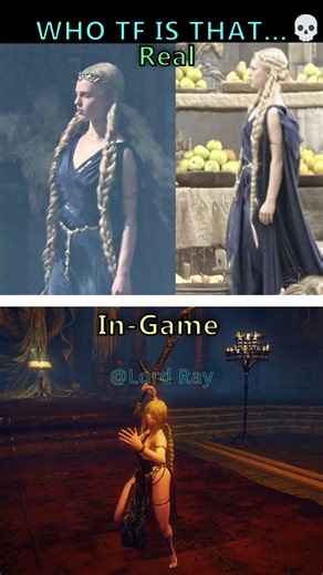 Real Vs In-Game Marika... - Elden Ring
