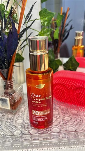 Criatura da Noite esse chamado é pra você ✨🌛 Dove UV Repair e Glow Ferúlico chegou para revolucionar os cuidados com os cabelos no verão!! Sua fórmula repara até 90% dos danos causado pelos raios UV!! Você já conhecia?? @Dove brasil #cabelosprotegidoscomdove #dovecabelos #publicidade