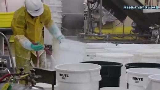 Federal officials say more than 100 children worked in dangerous jobs for slaughterhouse cleaning firm