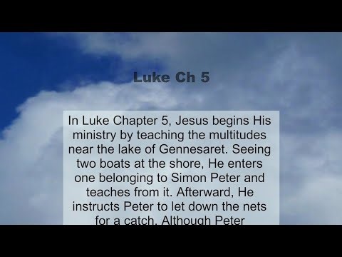 Luke Chapter 5 summary and read together