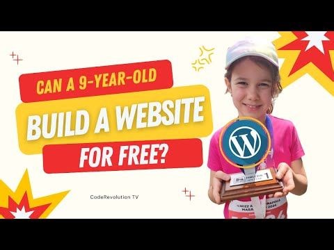 My 9-Year-Old Creates Her First Website (For Free!🆓) 👧 | WordPress